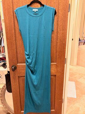 slim fit dress slacks Starfall Halter Maxi Dress Sage main image 1